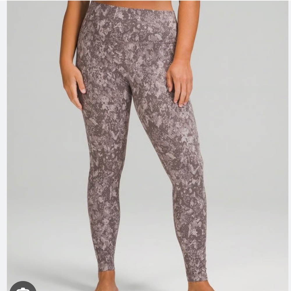 Lulu lemon Align Snake Print Leggings
